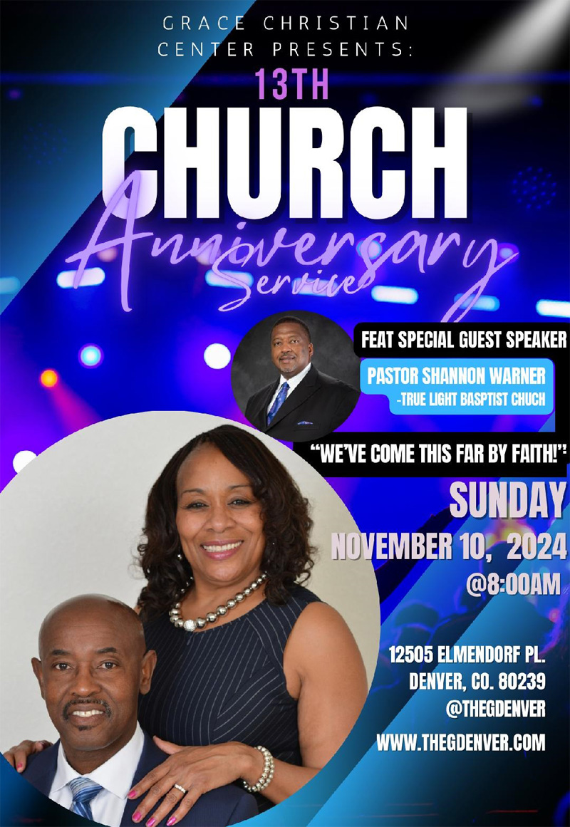 Grace Christian Center 13th Anniversary