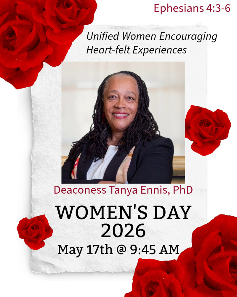 Women's Day 2026 with Deaconess Tanya Ennis